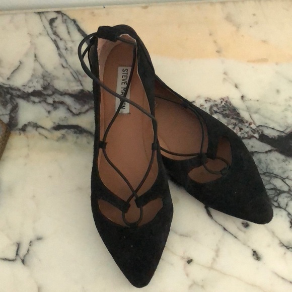 steve madden criss cross flats